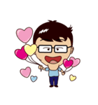 Stupid Hair Boy（個別スタンプ：38）