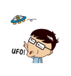 Stupid Hair Boy（個別スタンプ：40）
