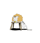 ねこ科。（個別スタンプ：2）