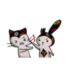 Rabbit handa with friends（個別スタンプ：36）