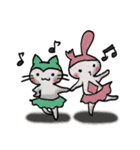 Rabbit handa with friends（個別スタンプ：37）