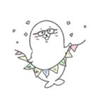 メガネアザラシ（個別スタンプ：17）