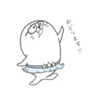 メガネアザラシ（個別スタンプ：23）
