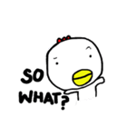 Loogchin stupid chick（個別スタンプ：5）