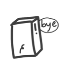Square fridge（個別スタンプ：23）