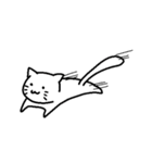 しろいねこの気怠い生活（個別スタンプ：12）