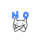 しろいねこの気怠い生活（個別スタンプ：15）