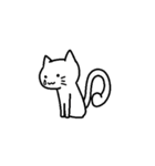 しろいねこの気怠い生活（個別スタンプ：17）