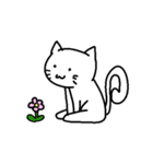 しろいねこの気怠い生活（個別スタンプ：27）