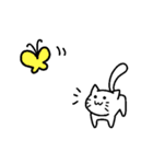 しろいねこの気怠い生活（個別スタンプ：34）