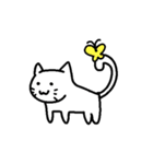 しろいねこの気怠い生活（個別スタンプ：35）