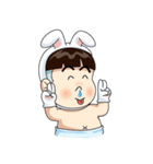 I Jun (rabbit)（個別スタンプ：39）