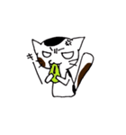 三毛猫のみけ（個別スタンプ：34）