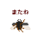 ピクワガタ メス（個別スタンプ：40）