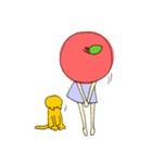 フリーダムりんご（個別スタンプ：5）