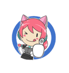 Yura The Police Cat Girl（個別スタンプ：3）