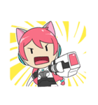 Yura The Police Cat Girl（個別スタンプ：35）