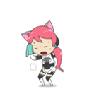 Yura The Police Cat Girl（個別スタンプ：37）