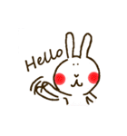 Shy Bunny（個別スタンプ：1）