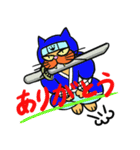 忍者猫”六三郎”（個別スタンプ：2）