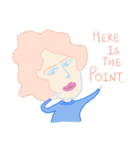 WHAT'S THE POINT (English ver.)（個別スタンプ：1）