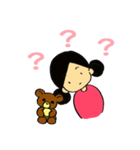 りんちゃんとプリンクマ（個別スタンプ：9）