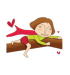 Shameless girl（個別スタンプ：38）