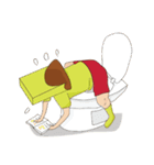 Shameless girl（個別スタンプ：39）