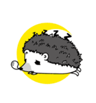 A little hedgehog！Cheese！（個別スタンプ：4）