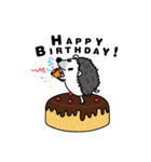 A little hedgehog！Cheese！（個別スタンプ：9）