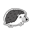 A little hedgehog！Cheese！（個別スタンプ：21）