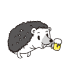 A little hedgehog！Cheese！（個別スタンプ：22）