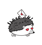 A little hedgehog！Cheese！（個別スタンプ：26）