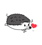 A little hedgehog！Cheese！（個別スタンプ：38）