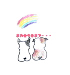フレブル★まゆげ犬どん②（個別スタンプ：1）