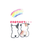 フレブル★まゆげ犬どん③（個別スタンプ：1）