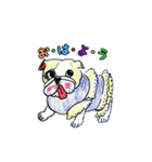 フレブル★まゆげ犬どん③（個別スタンプ：3）