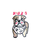 フレブル★まゆげ犬どん③（個別スタンプ：4）