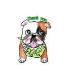 フレブル★まゆげ犬どん③（個別スタンプ：6）