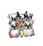 フレブル★まゆげ犬どん③（個別スタンプ：23）