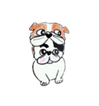 フレブル★まゆげ犬どん③（個別スタンプ：37）