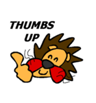 Red Cheeks Lion（個別スタンプ：4）