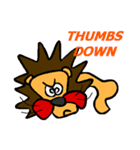 Red Cheeks Lion（個別スタンプ：5）