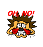 Red Cheeks Lion（個別スタンプ：11）