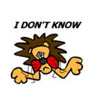 Red Cheeks Lion（個別スタンプ：14）