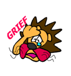 Red Cheeks Lion（個別スタンプ：22）
