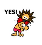 Red Cheeks Lion（個別スタンプ：30）