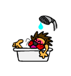 Red Cheeks Lion（個別スタンプ：35）