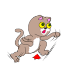 ネコと踊ろう（個別スタンプ：36）