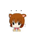動物の娘 猫のみーこ 日常編（個別スタンプ：6）